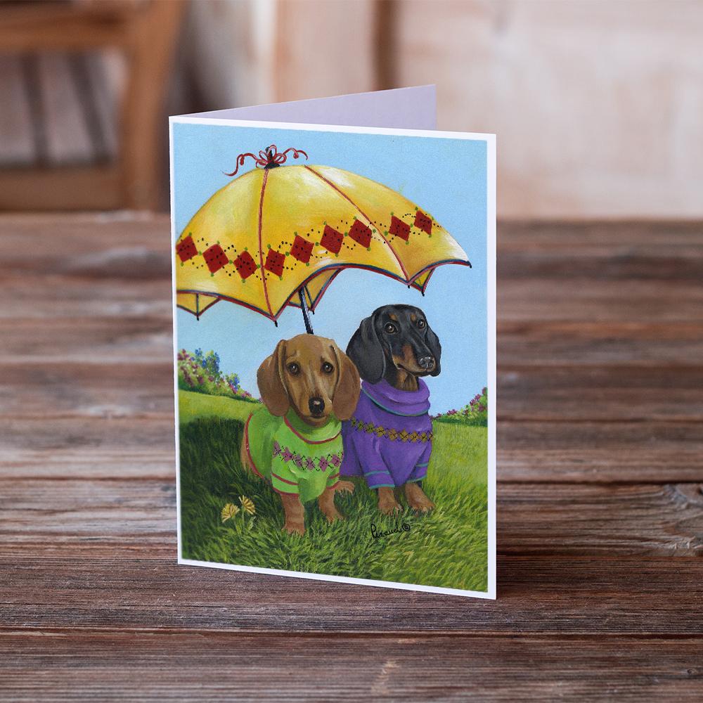 Buy this Dachshund Hot Doggies Greeting Cards and Envelopes Pack of 8