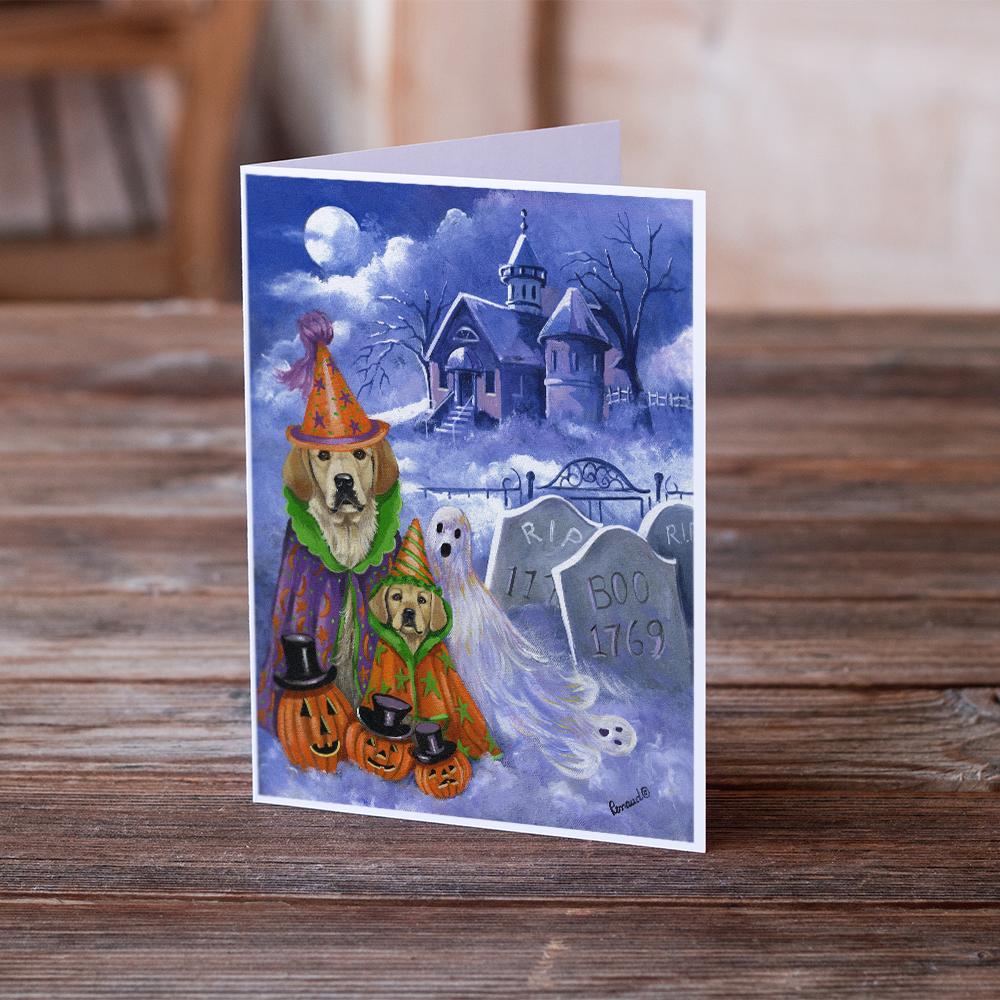 Buy this Golden Retriever Halloween Greeting Cards and Envelopes Pack of 8