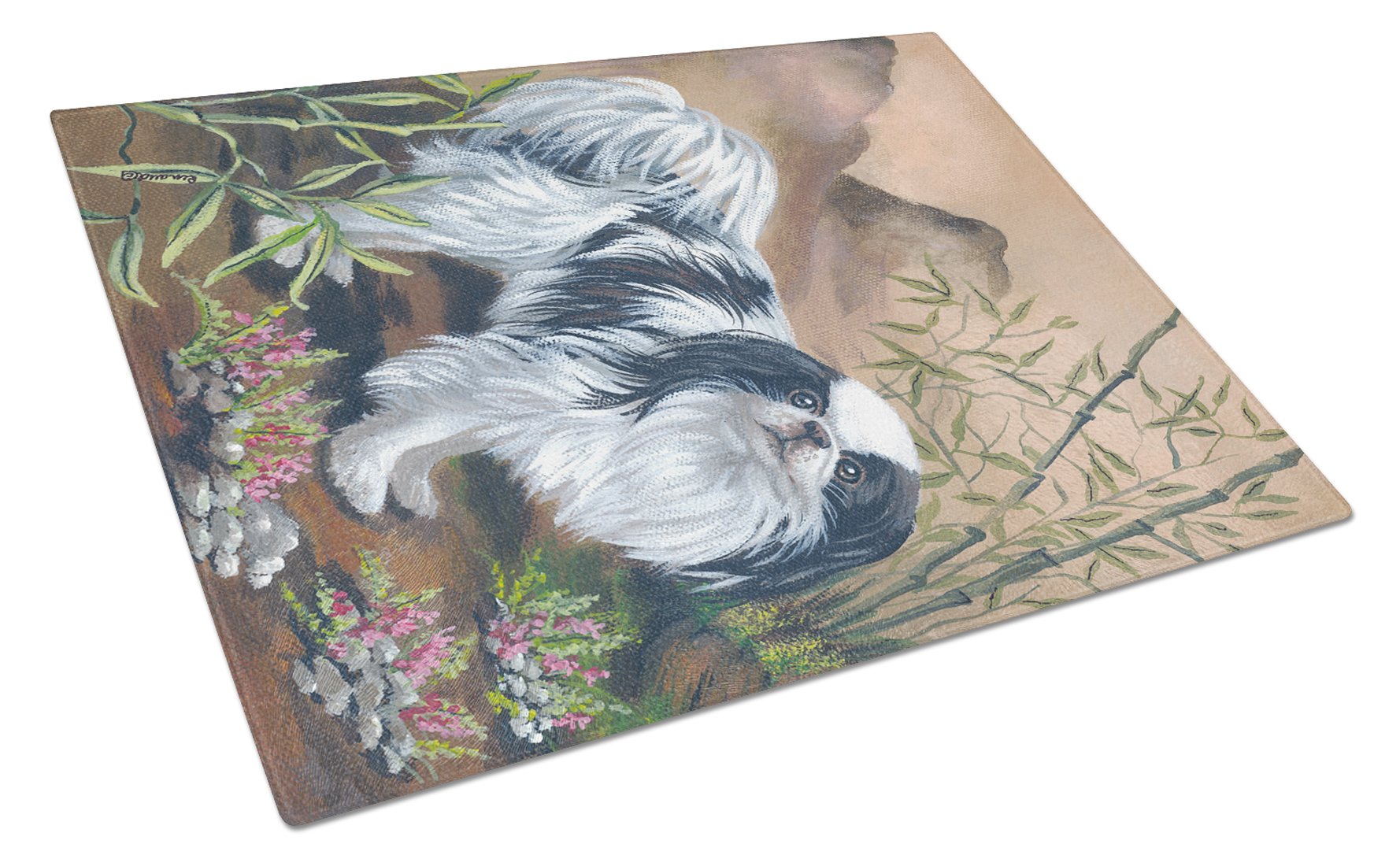 Japanese Chin Glass Cutting Board Large PPP3109LCB by Caroline's Treasures