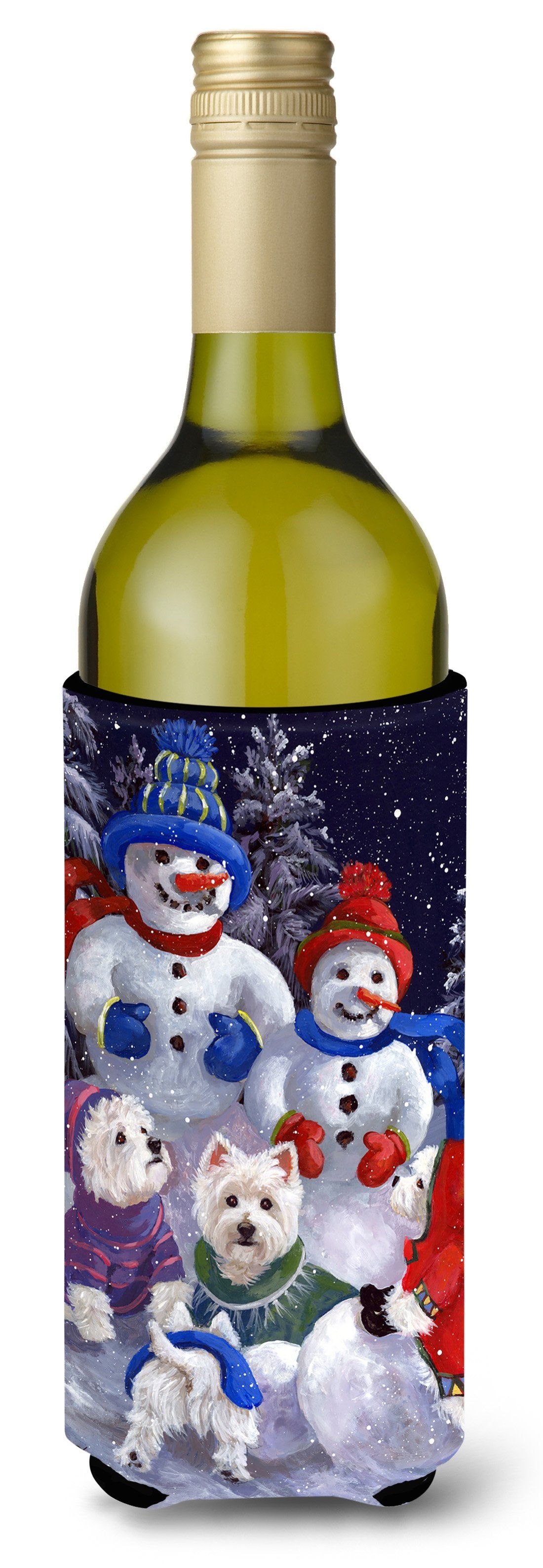 Westie Snowpeople Wine Bottle Hugger PPP3135LITERK by Caroline's Treasures