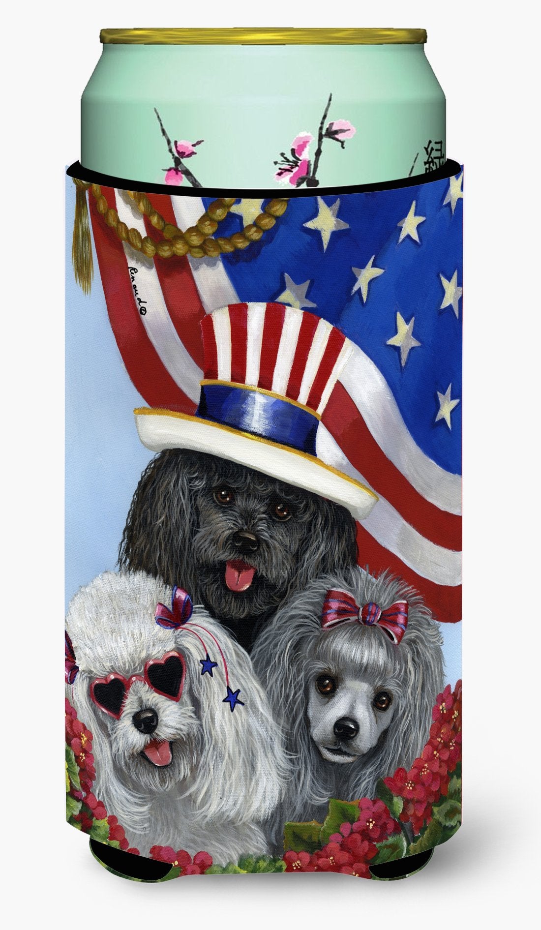 Poodle USA Tall Boy Hugger PPP3152TBC by Caroline's Treasures