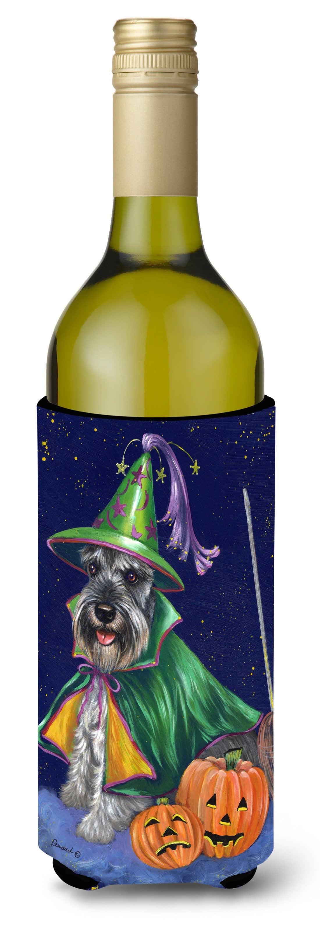 Schnauzer Halloween Good Witch Wine Bottle Hugger PPP3159LITERK by Caroline's Treasures