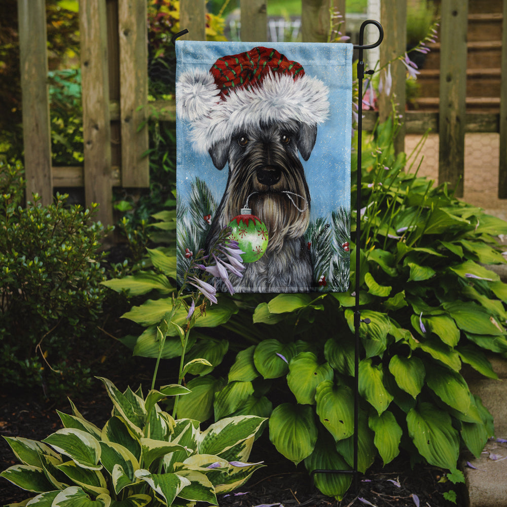 Schnauzer Christmas Pure at Heart Flag Garden Size PPP3163GF