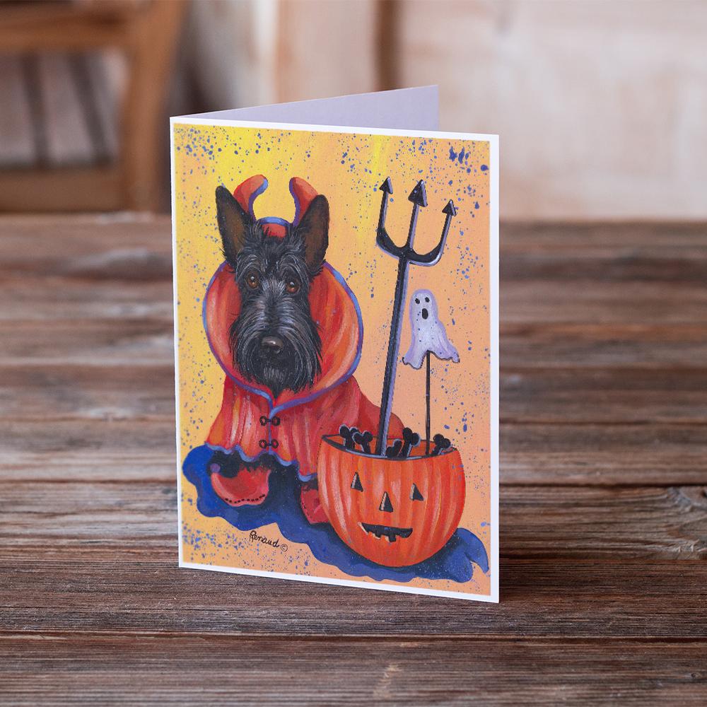 Buy this Scottie Boo Hoo Halloween Greeting Cards and Envelopes Pack of 8