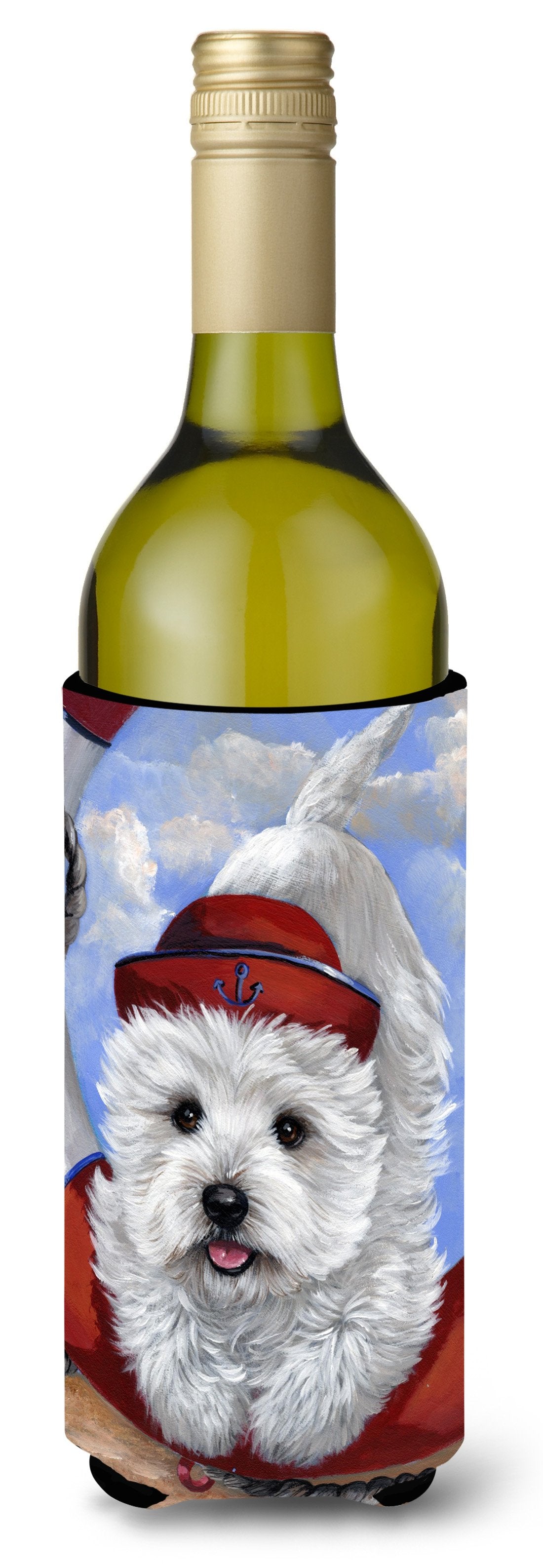 Westie Ahoy Sailor Wine Bottle Hugger PPP3197LITERK by Caroline's Treasures