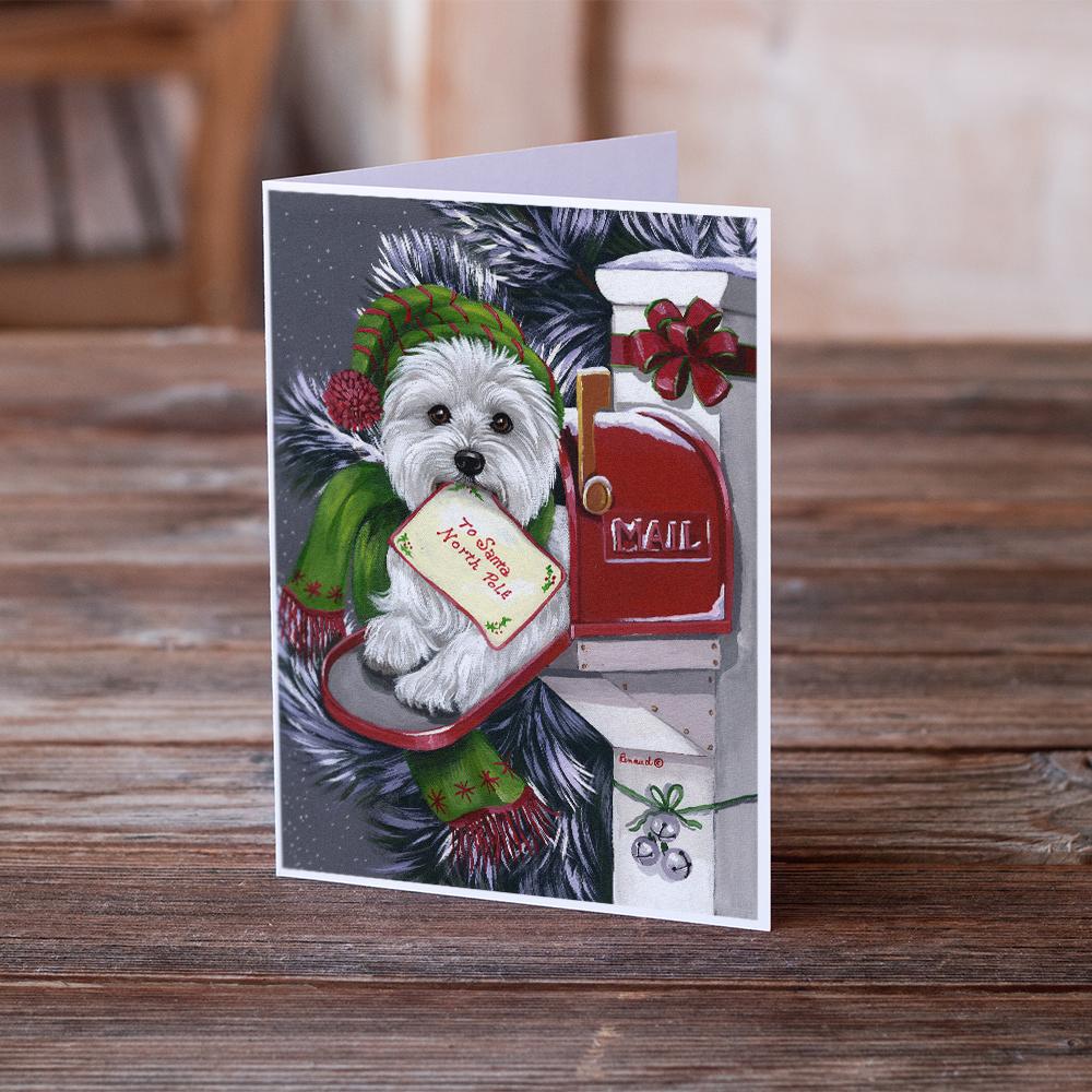 Buy this Westie Christmas Letter to Santa Greeting Cards and Envelopes Pack of 8
