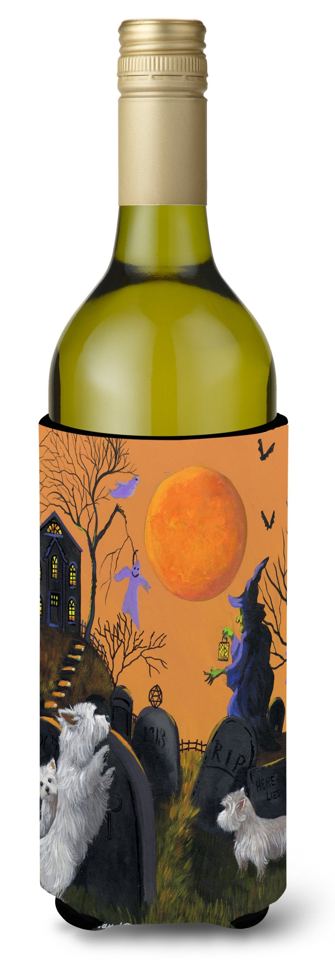 Westie Wicked Witch Wine Bottle Hugger PPP3234LITERK by Caroline's Treasures