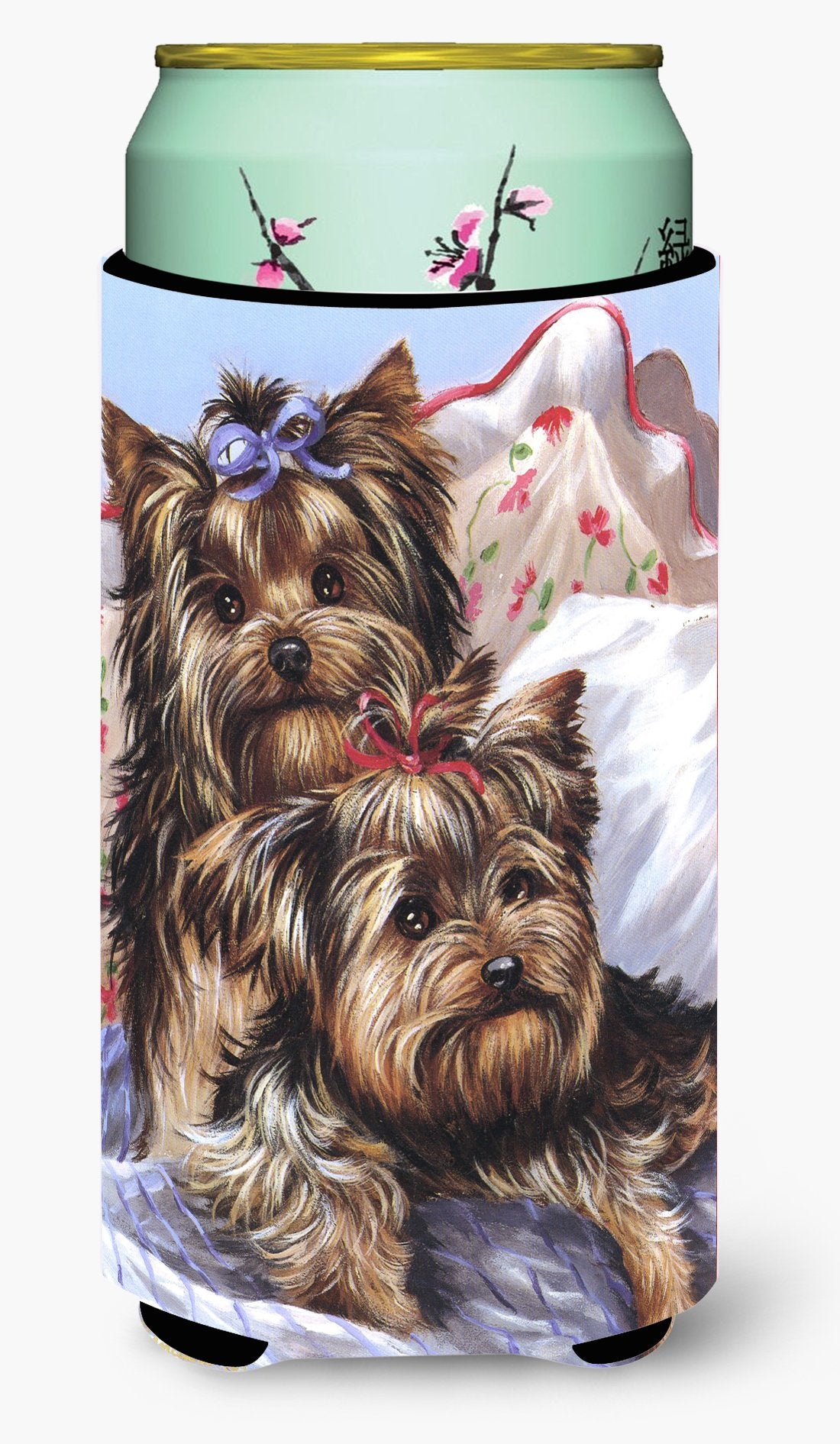 Yorkie Bed Bugs Tall Boy Hugger PPP3240TBC by Caroline's Treasures