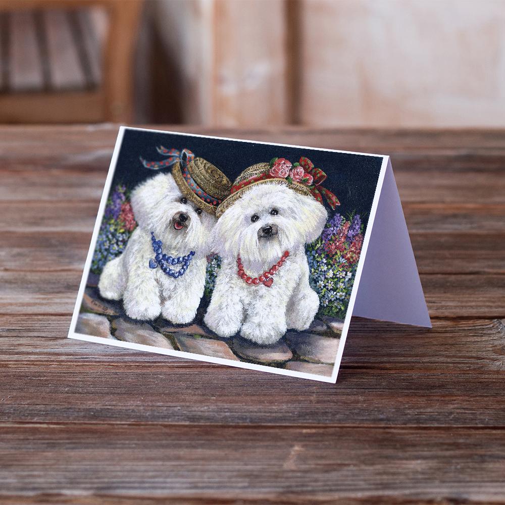 Buy this Bichon Frise Sisters Greeting Cards and Envelopes Pack of 8