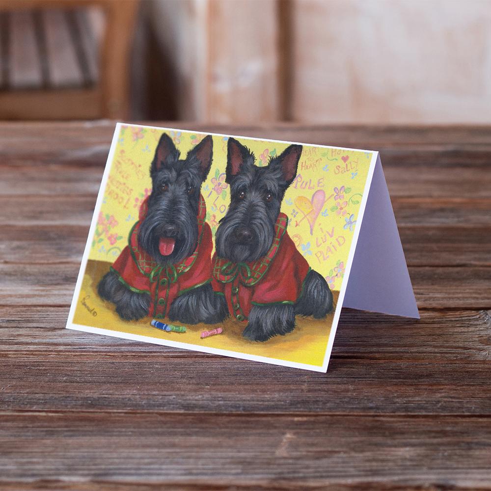 Buy this Scottish Terrier Scotties Rule Greeting Cards and Envelopes Pack of 8