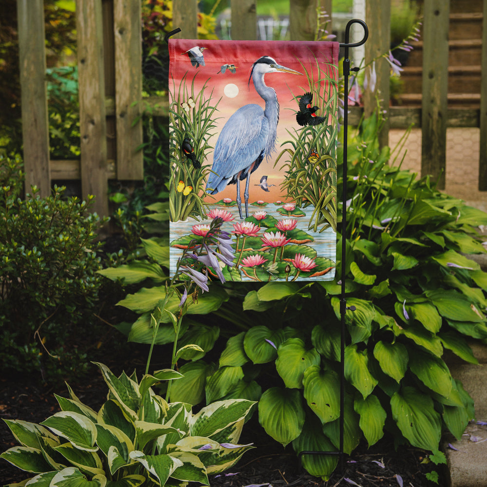 Great Blue Heron Flag Garden Size PRS4015GF