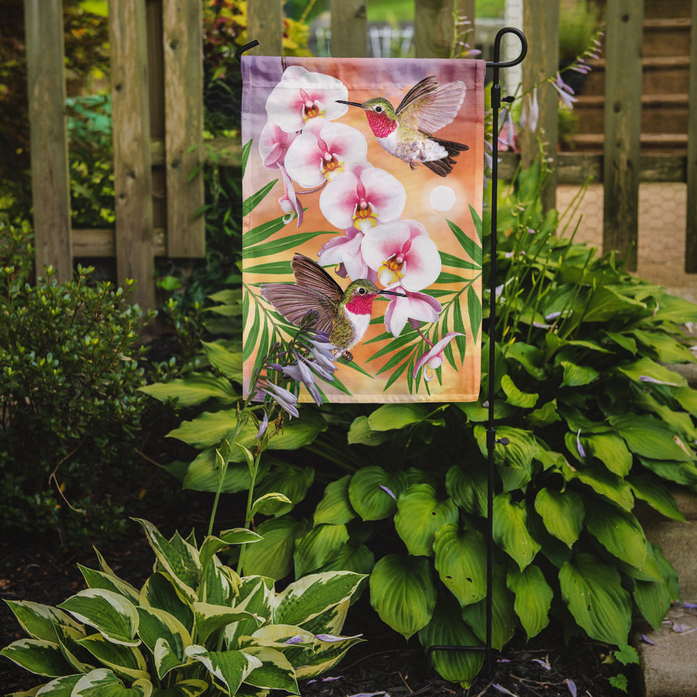 Anna's Hummingbirds Phalaenopsis Flag Garden Size PRS4023GF