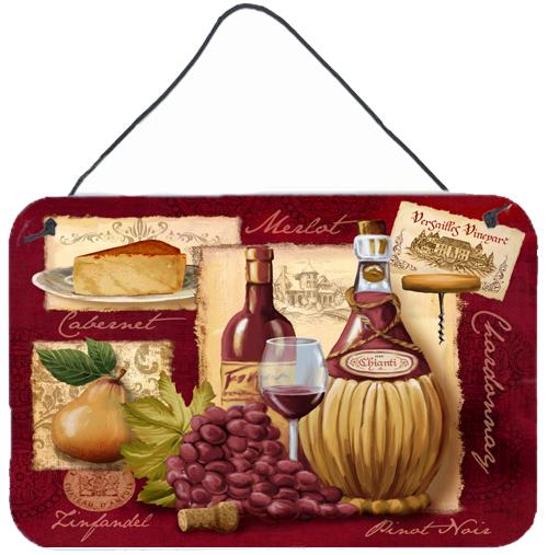 Wine and Cheese Wall or Door Hanging Prints PTW2046DS812 by Caroline&#39;s Treasures