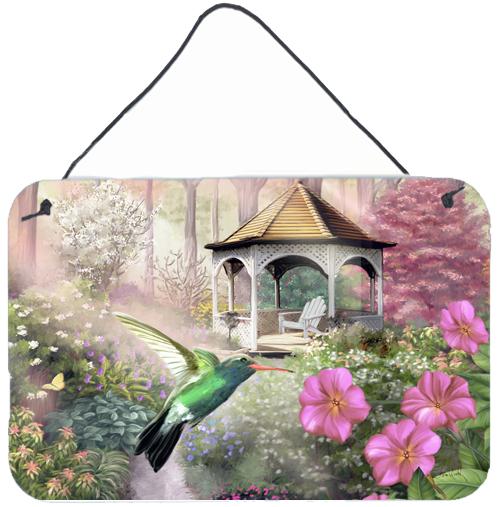 Garden Gazebo Hummingbird Wall or Door Hanging Prints by Caroline&#39;s Treasures