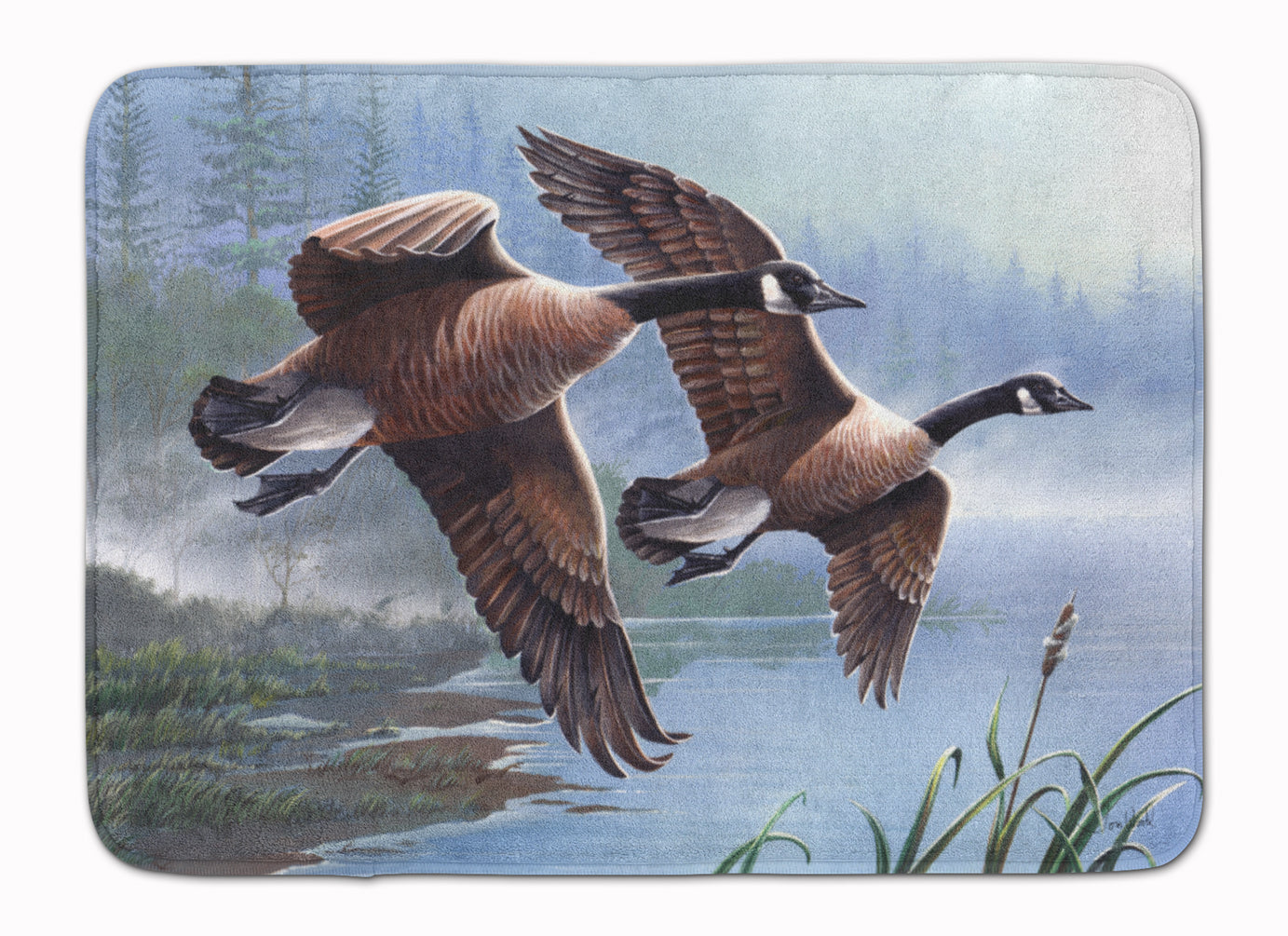 Geese on the Wing Machine Washable Memory Foam Mat PTW2054RUG - the-store.com