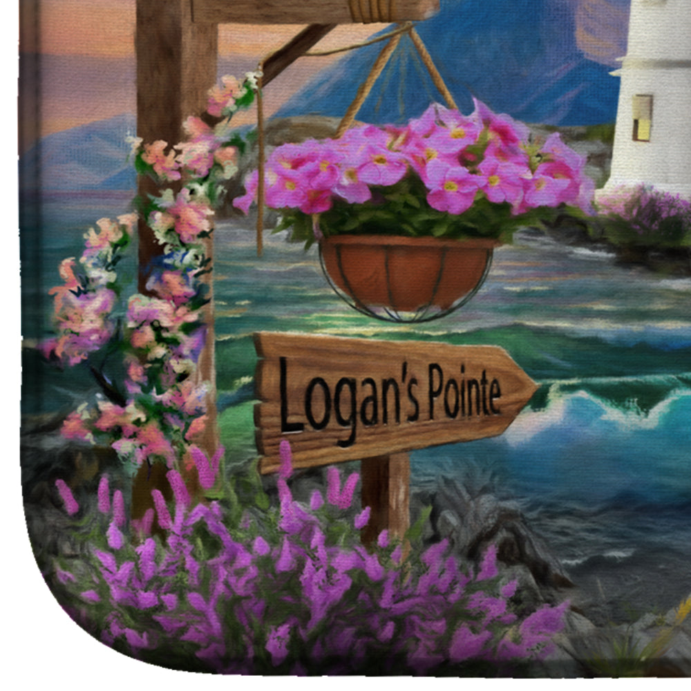 Logan's Pointe Lighthouse Golden Retriever Dish Drying Mat PTW2070DDM