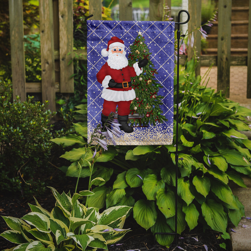 Santa Claus and Christmas Tree Flag Garden Size SB3114GF