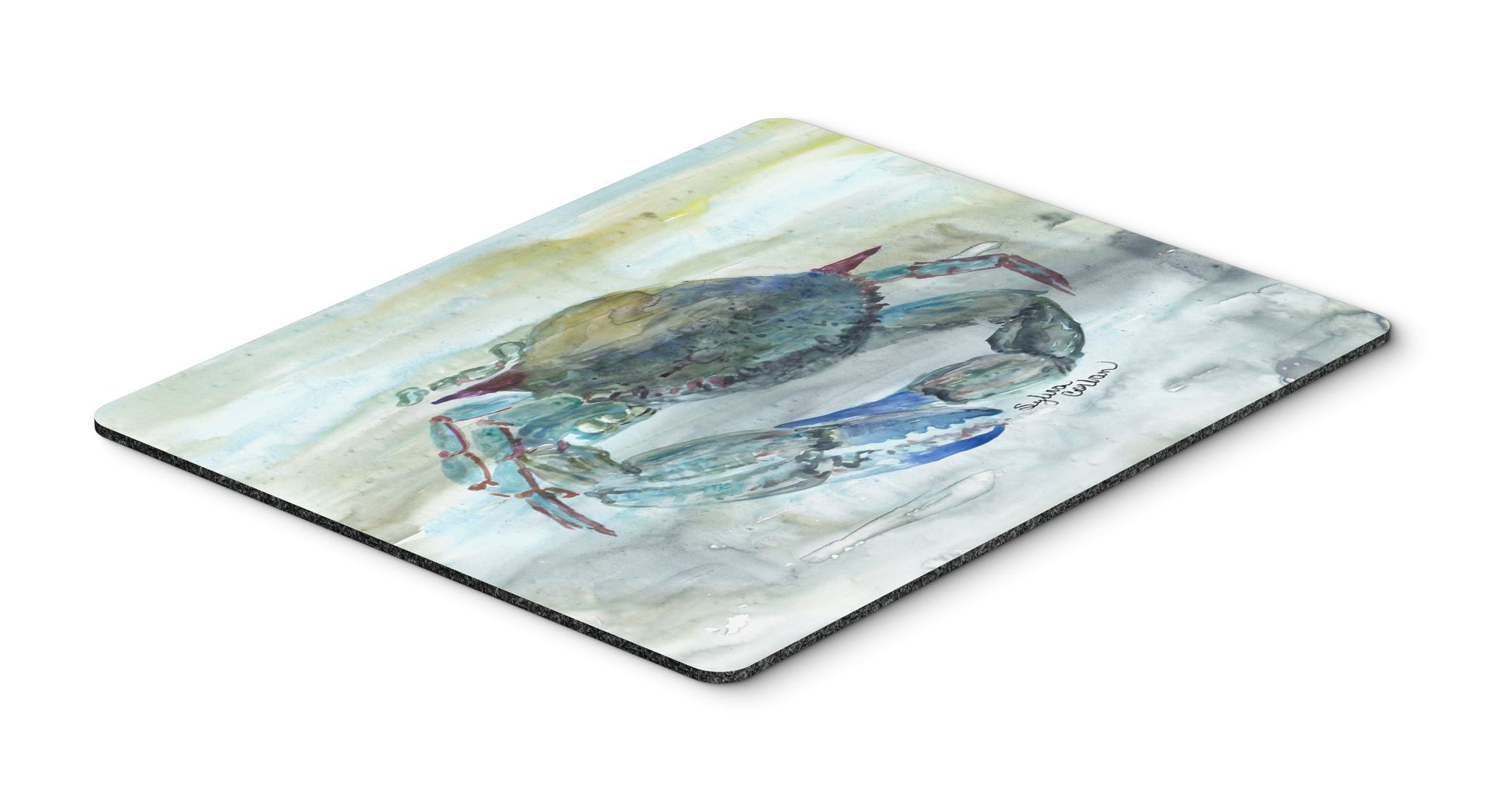 Blue Crab Watercolor Mouse Pad, Hot Pad or Trivet SC2003MP by Caroline's Treasures