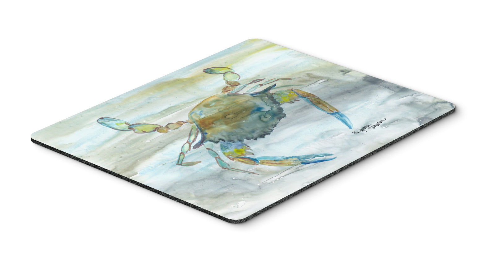 Blue Crab #2 Watercolor Mouse Pad, Hot Pad or Trivet SC2004MP by Caroline's Treasures