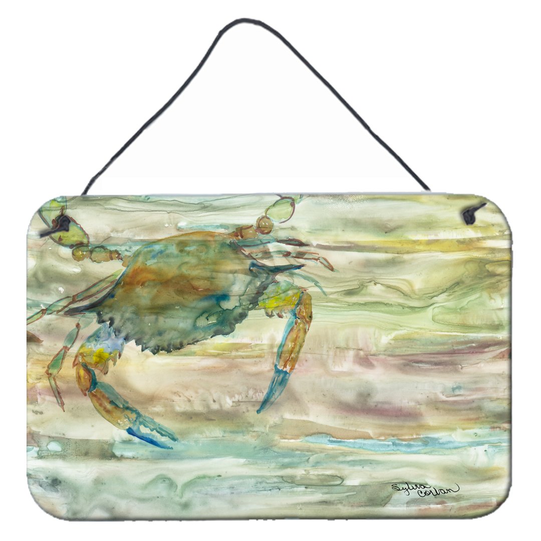Blue Crab Sunset Wall or Door Hanging Prints SC2013DS812 by Caroline's Treasures