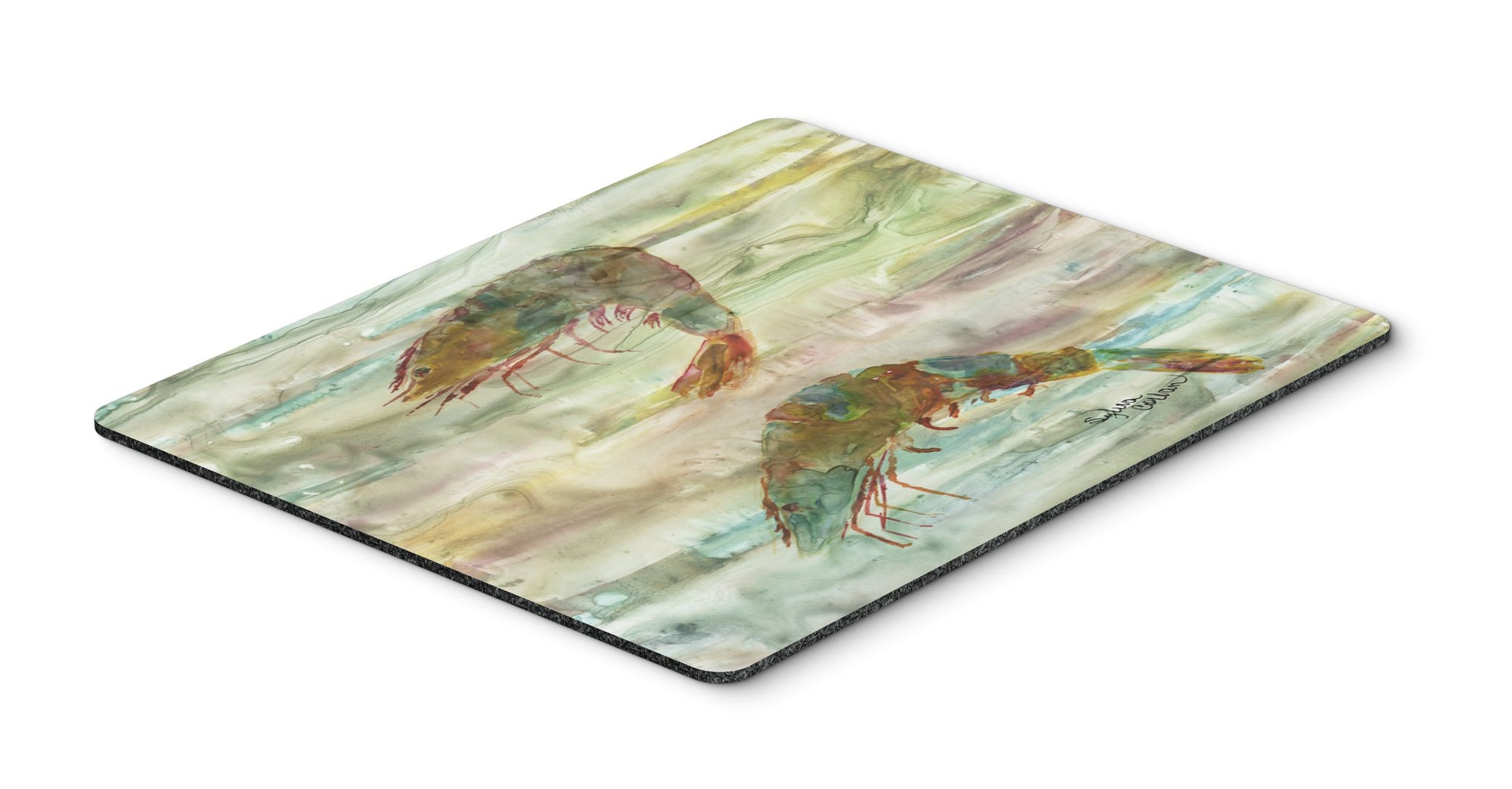 Shrimp Sunset Mouse Pad, Hot Pad or Trivet SC2014MP by Caroline's Treasures