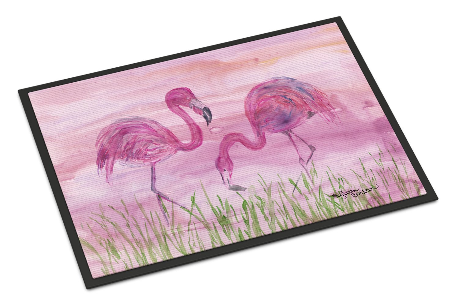 Flamingos Indoor or Outdoor Mat 24x36 SC2018JMAT by Caroline's Treasures