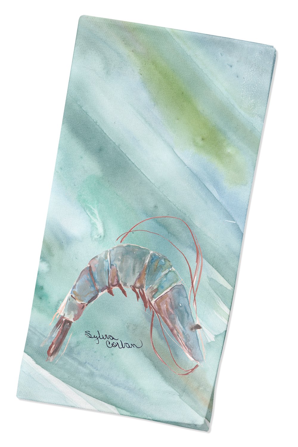 Shrimp #1 on Blue Napkin SC2052NAP by Caroline's Treasures