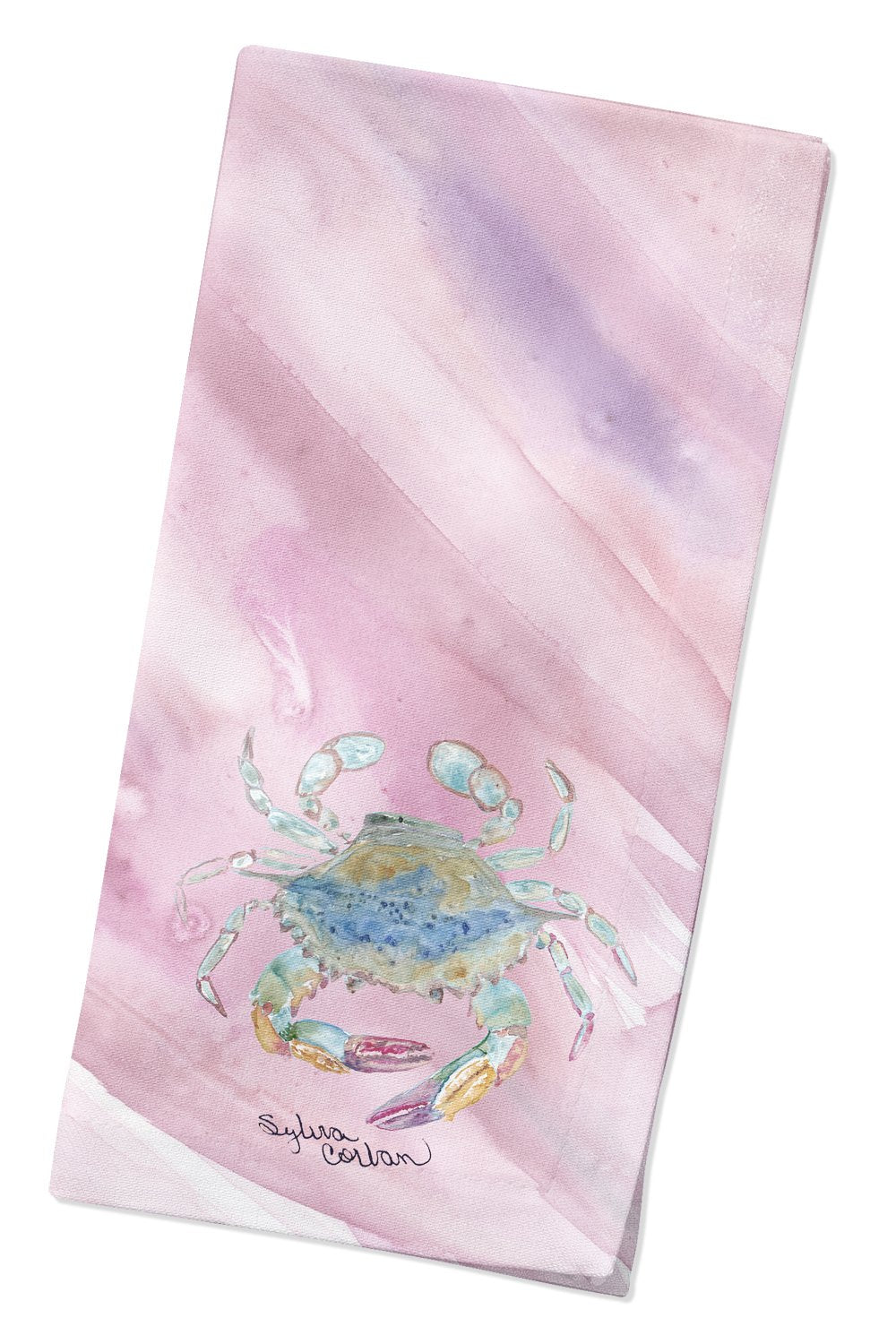 Crab on Pink Napkin SC2055NAP by Caroline's Treasures