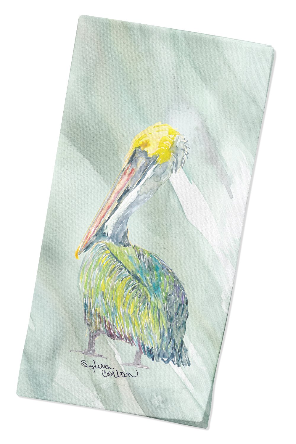 Pelican on Sage Green Napkin SC2064NAP by Caroline's Treasures