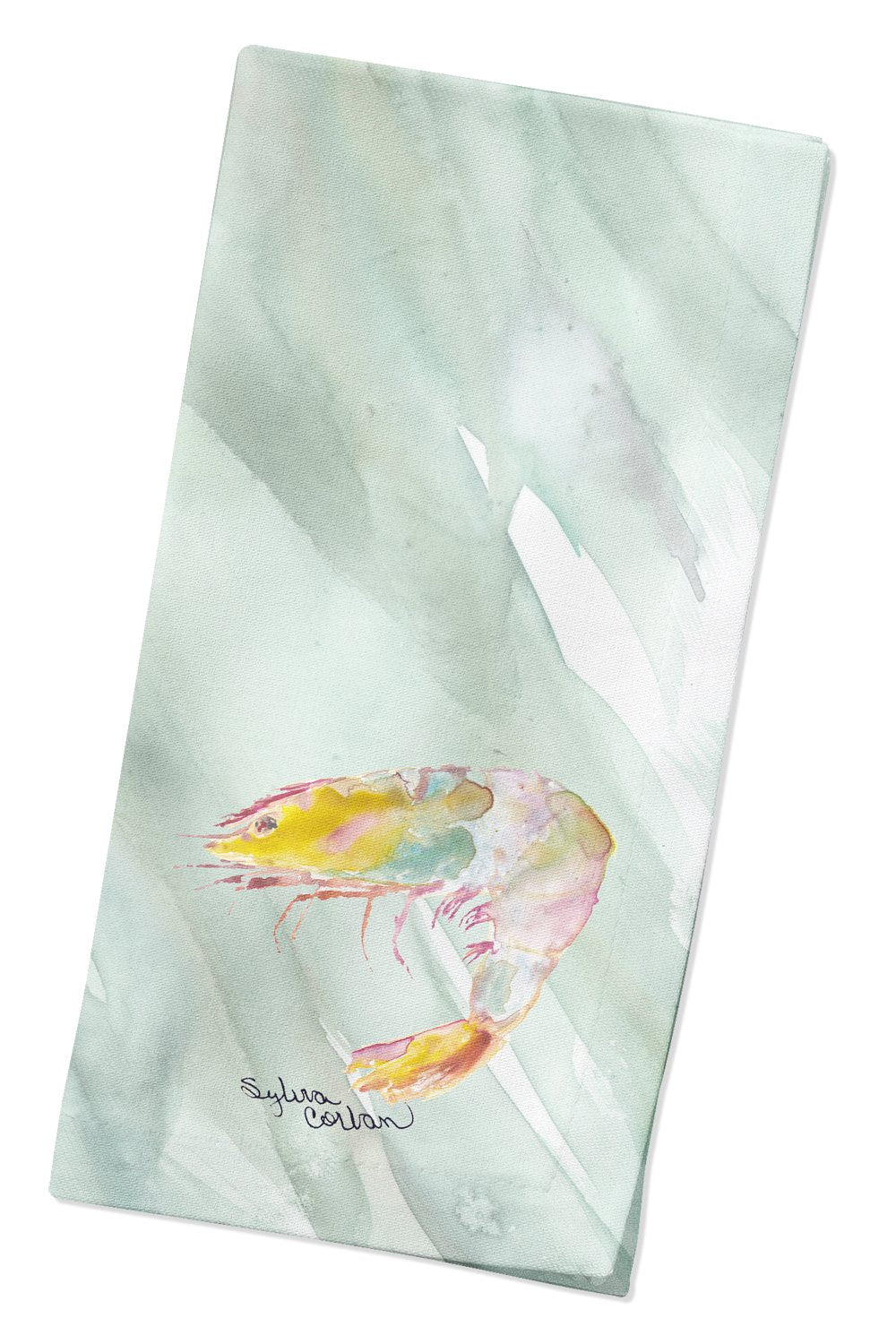 Shrimp #1 on Sage Green Napkin SC2065NAP by Caroline's Treasures