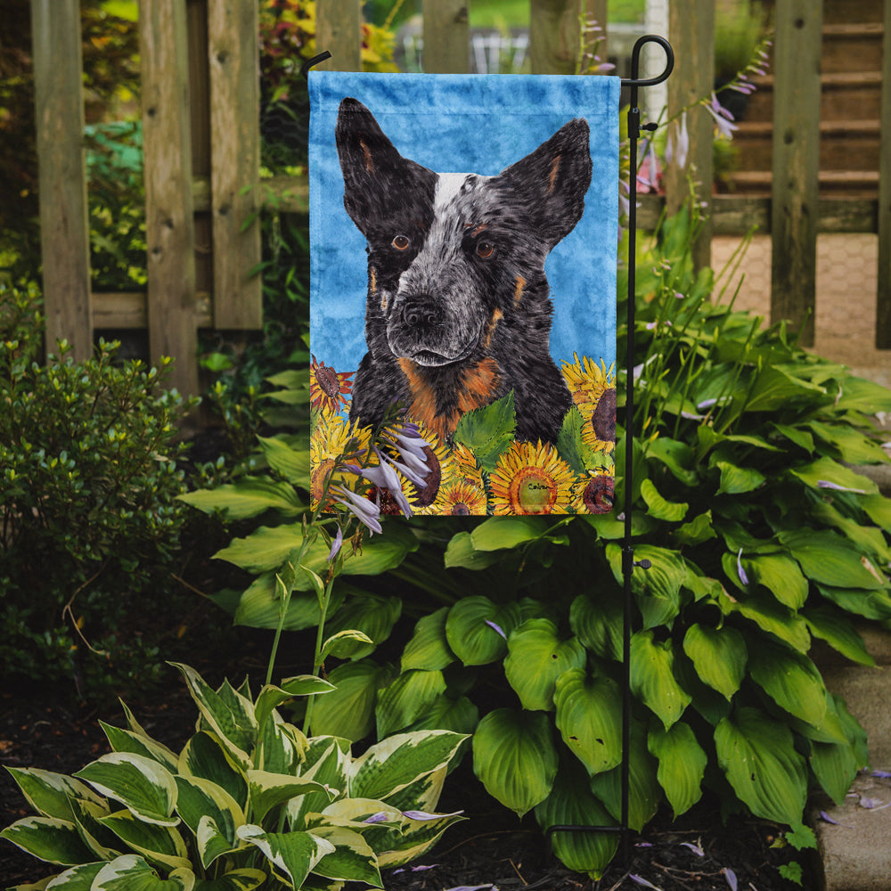 Australian Cattle Dog Flag Garden Size.