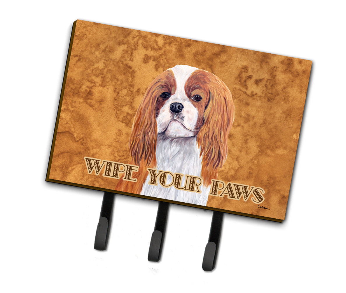 Cavalier Spaniel Wipe your Paws Leash or Key Holder