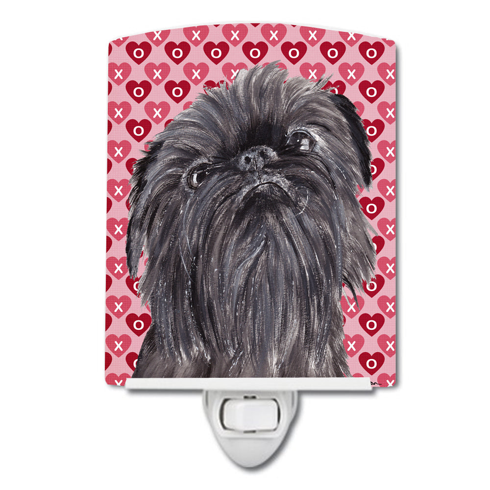 Brussels Griffon Hearts and Love Ceramic Night Light SC9559CNL - the-store.com