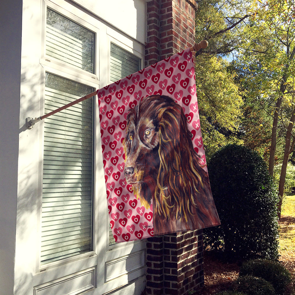 Boykin Spaniel Valentine's Love Flag Canvas House Size