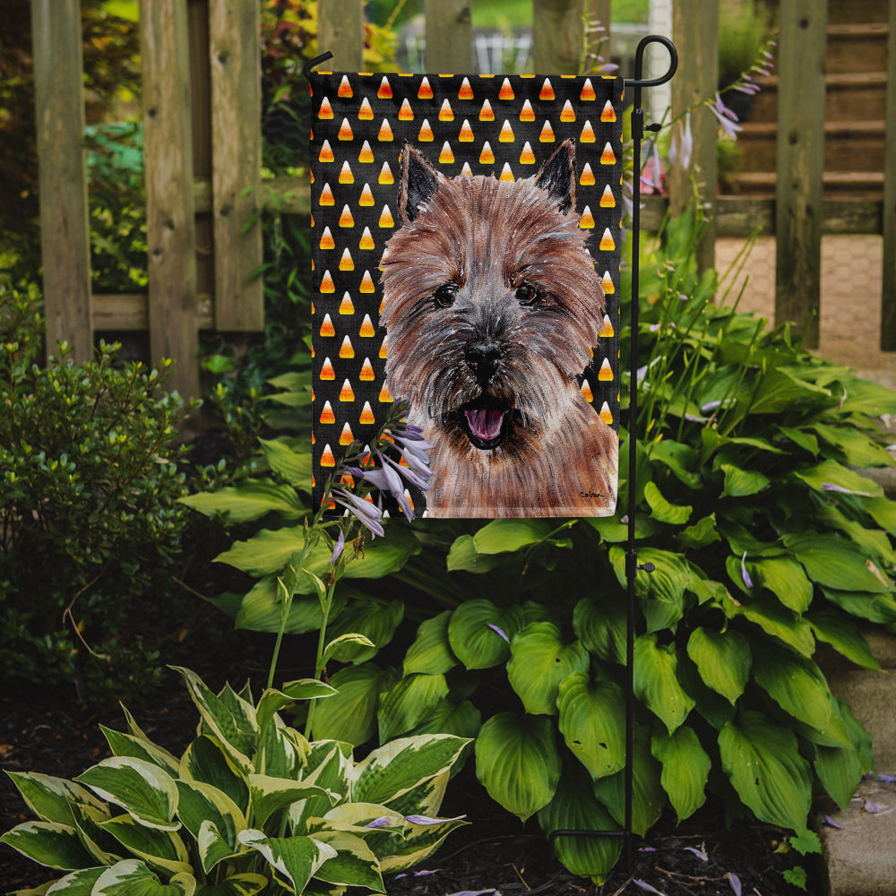 Norwich Terrier Candy Corn Halloween Flag Garden Size SC9662GF
