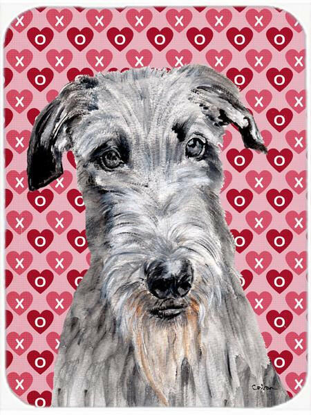 Scottish Deerhound Hearts and Love Mouse Pad, Hot Pad or Trivet SC9706MP by Caroline's Treasures