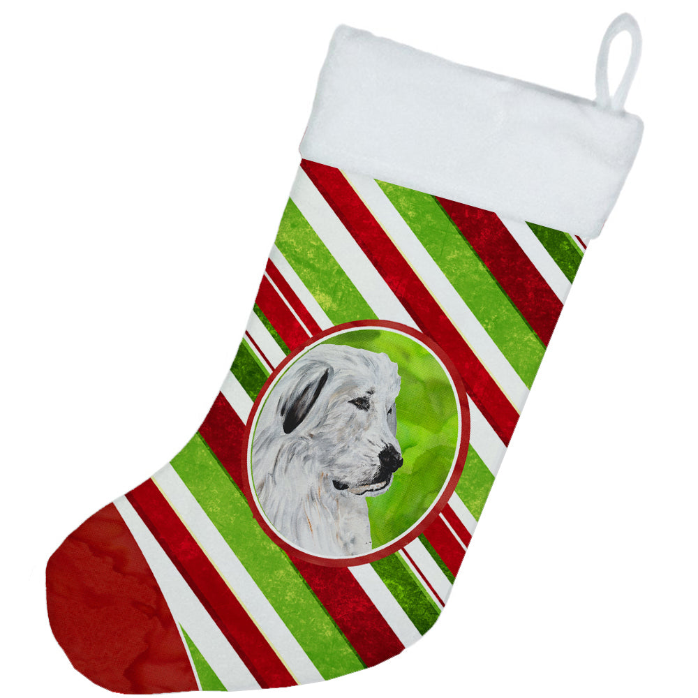 Great Pyrenees Candy Cane Christmas Christmas Stocking SC9810-CS