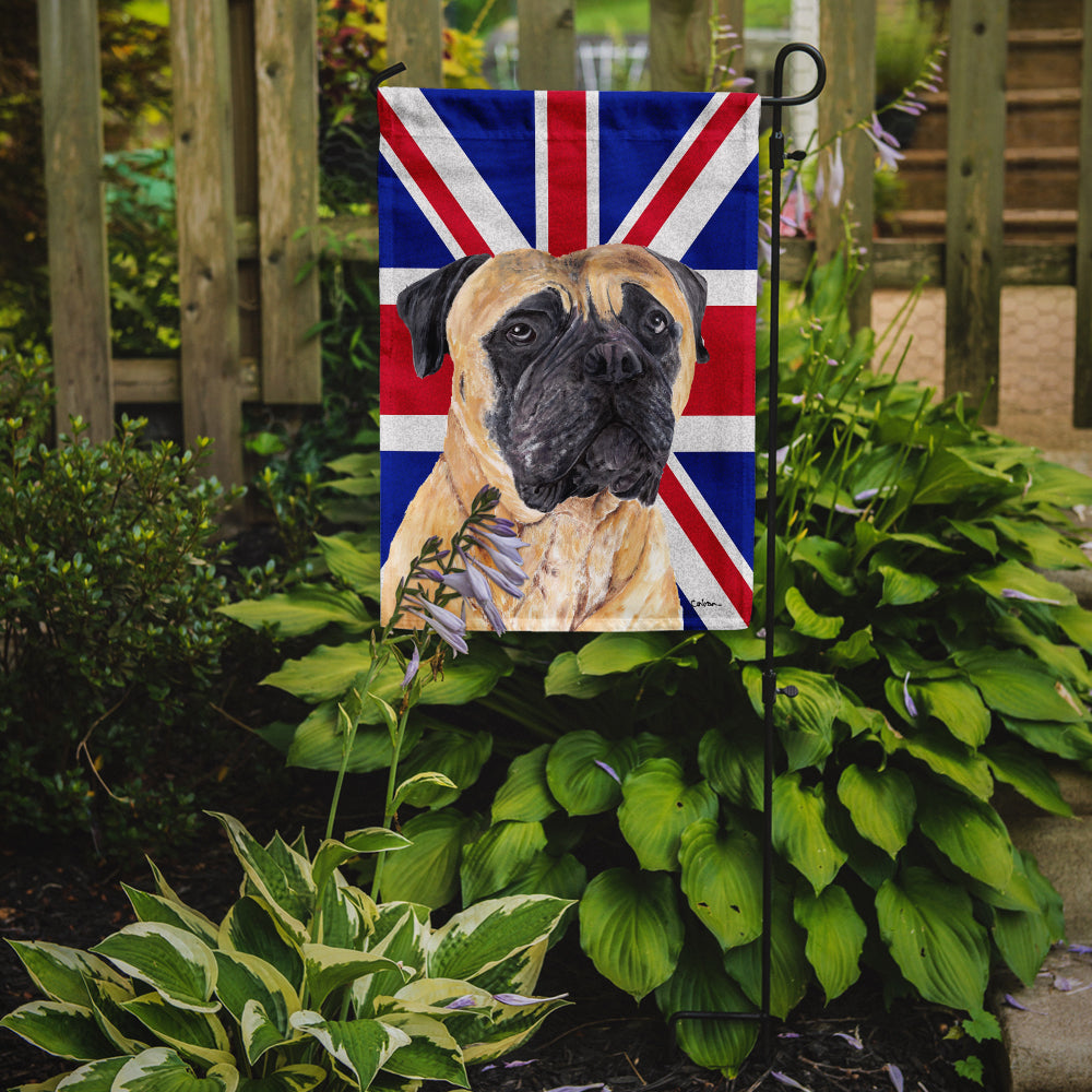 Mastiff with English Union Jack British Flag Flag Garden Size SC9842GF