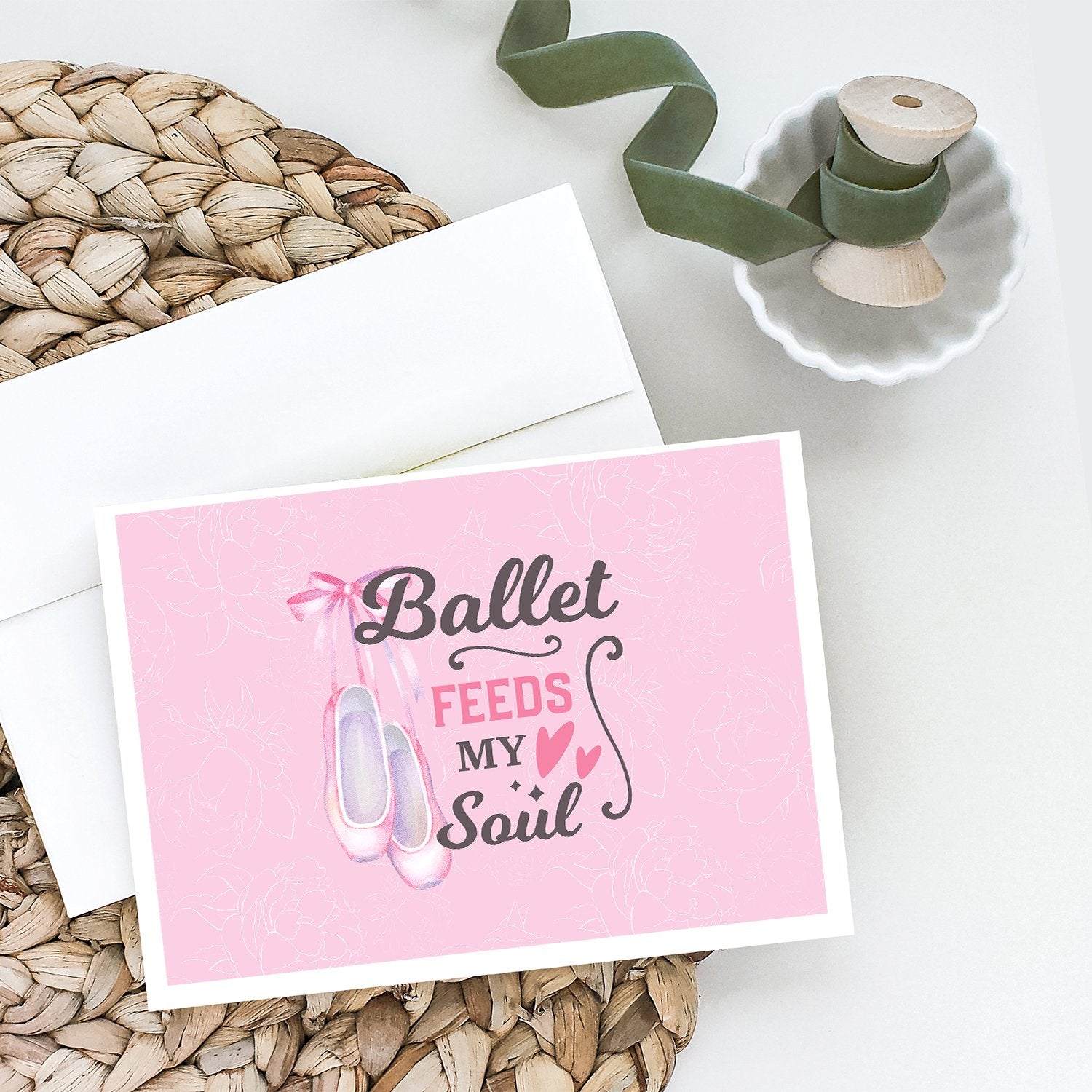 Buy this Ballet Feeds my Soul Greeting Cards and Envelopes Pack of 8