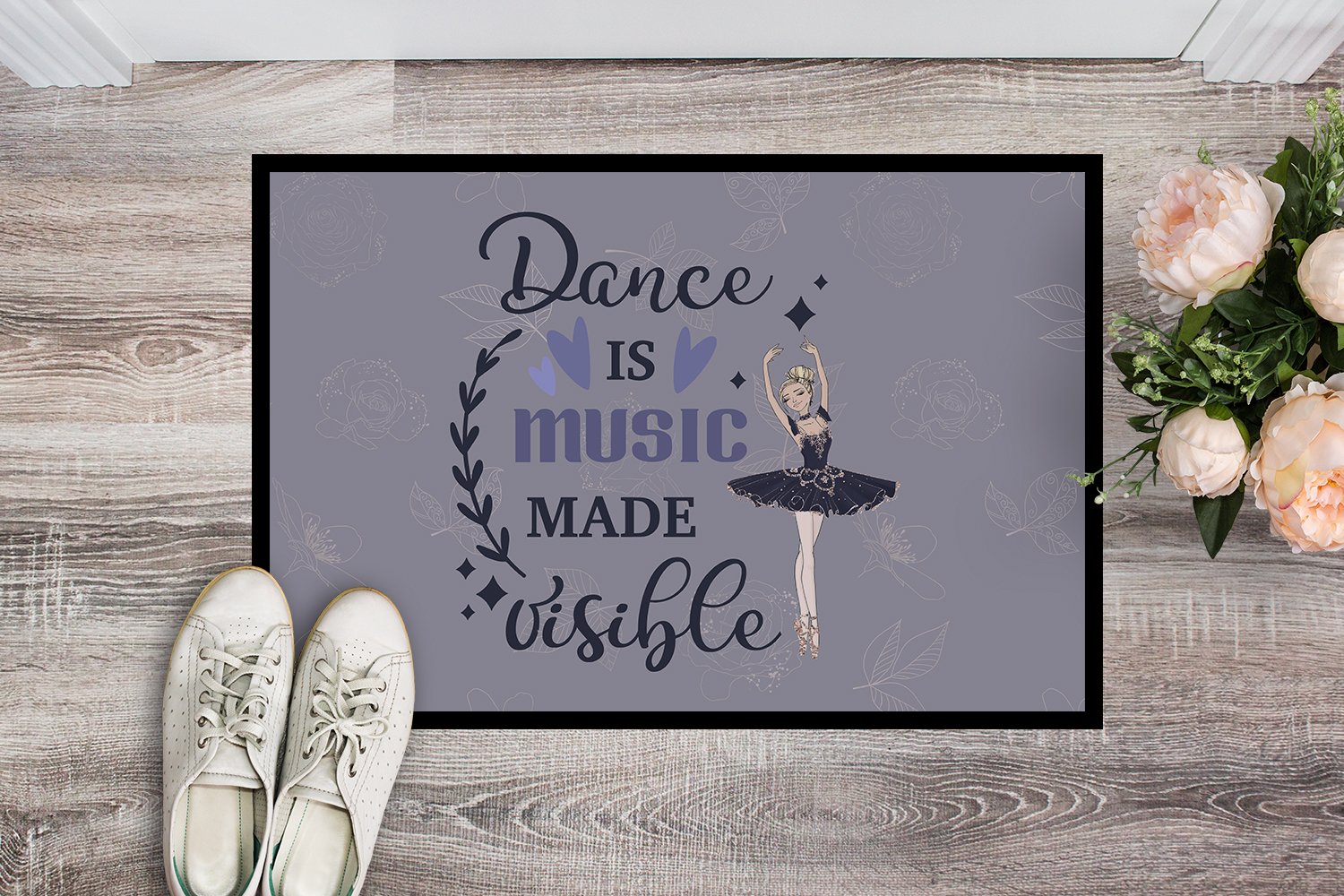 Buy this Dance is music made visible Indoor or Outdoor Mat 24x36