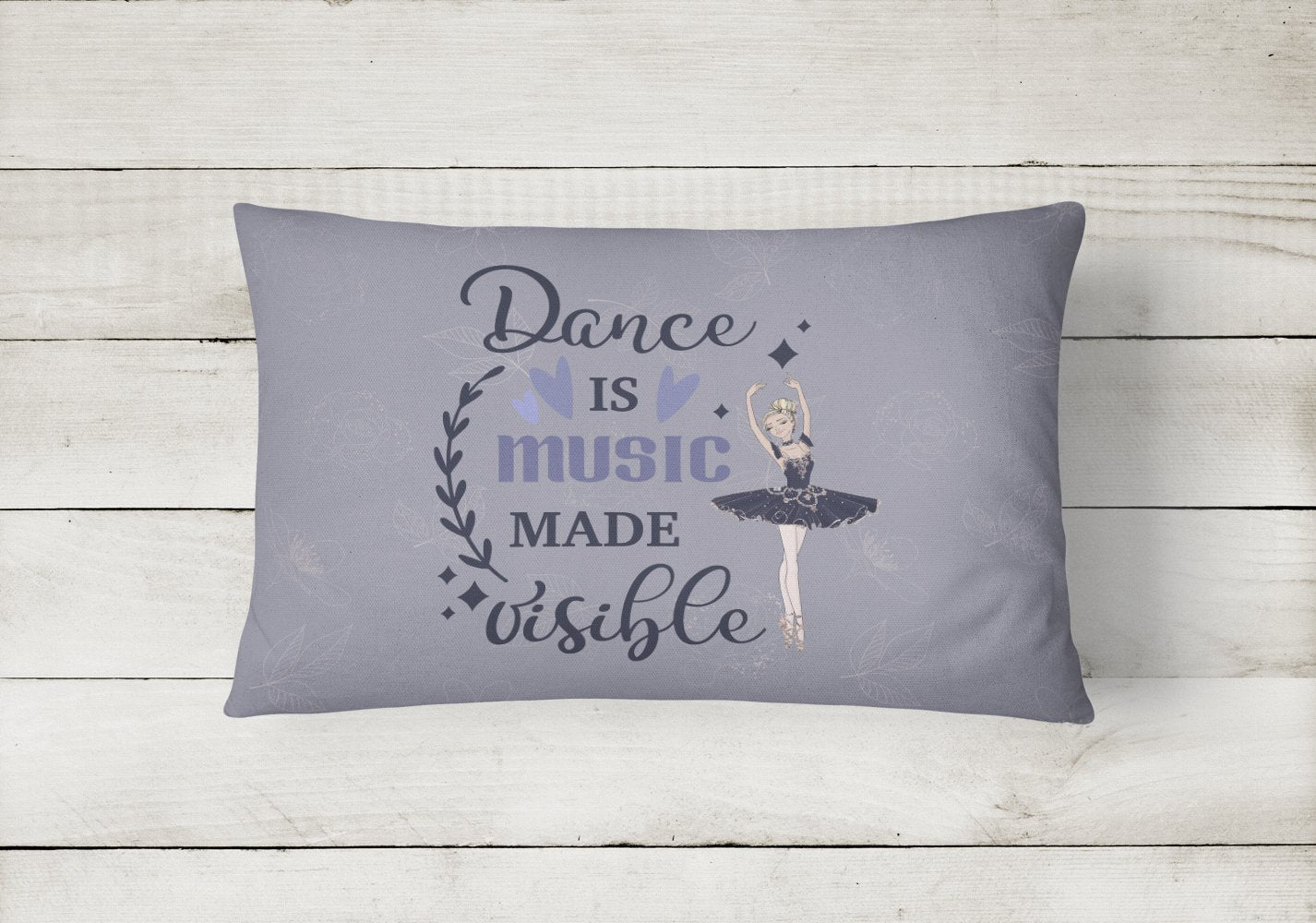 Buy this Dance is music made visible Canvas Fabric Decorative Pillow