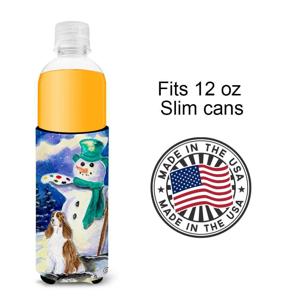 English Springer Spaniel Ultra Beverage Insulators for slim cans SS1002MUK.