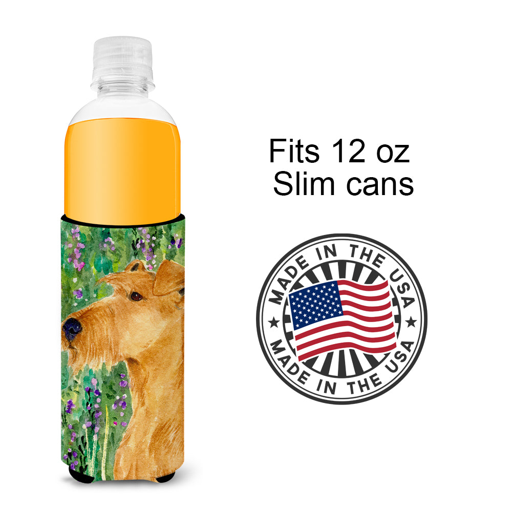 Irish Terrier Ultra Beverage Insulators for slim cans SS1004MUK.