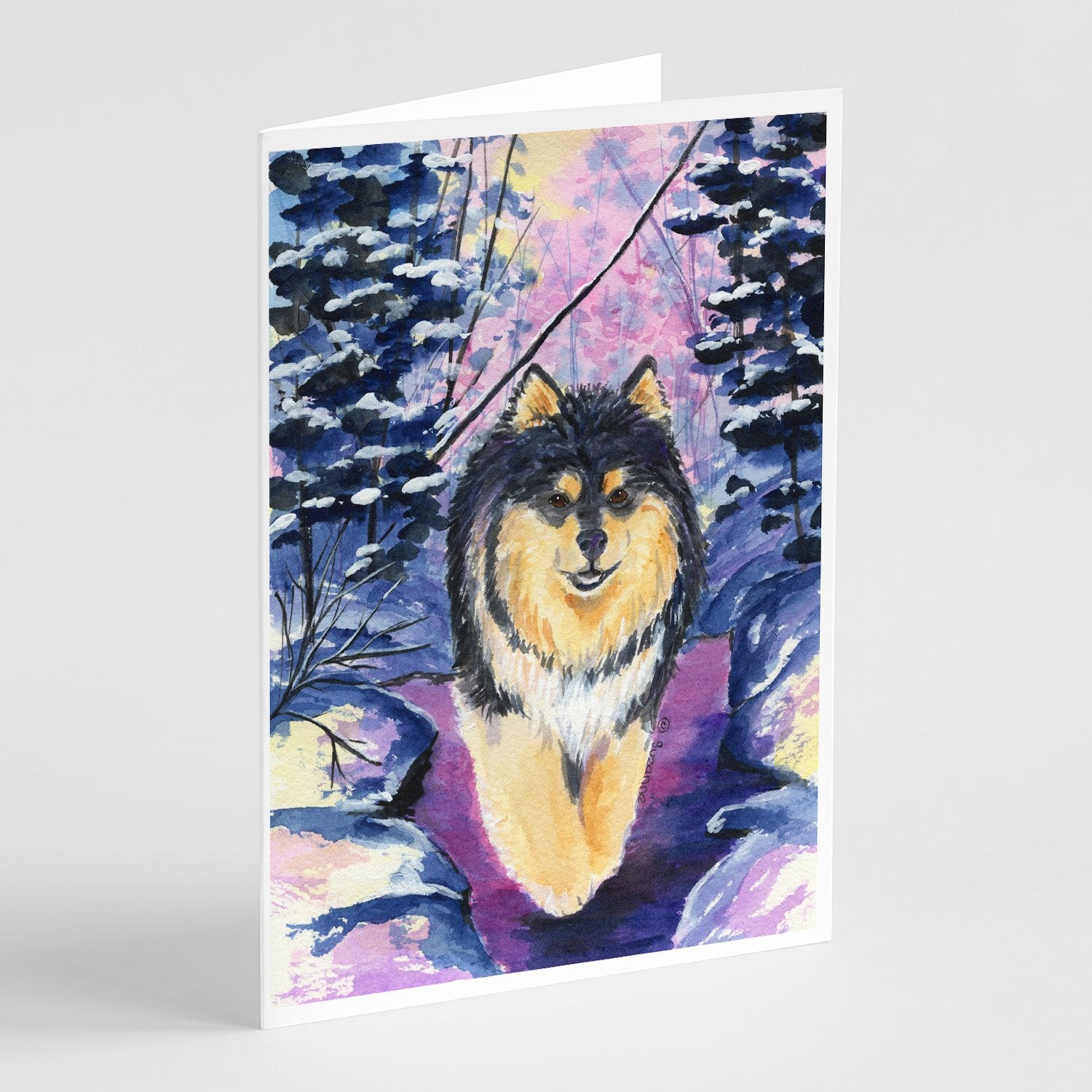 Buy this Finnish Lapphund Greeting Cards and Envelopes Pack of 8