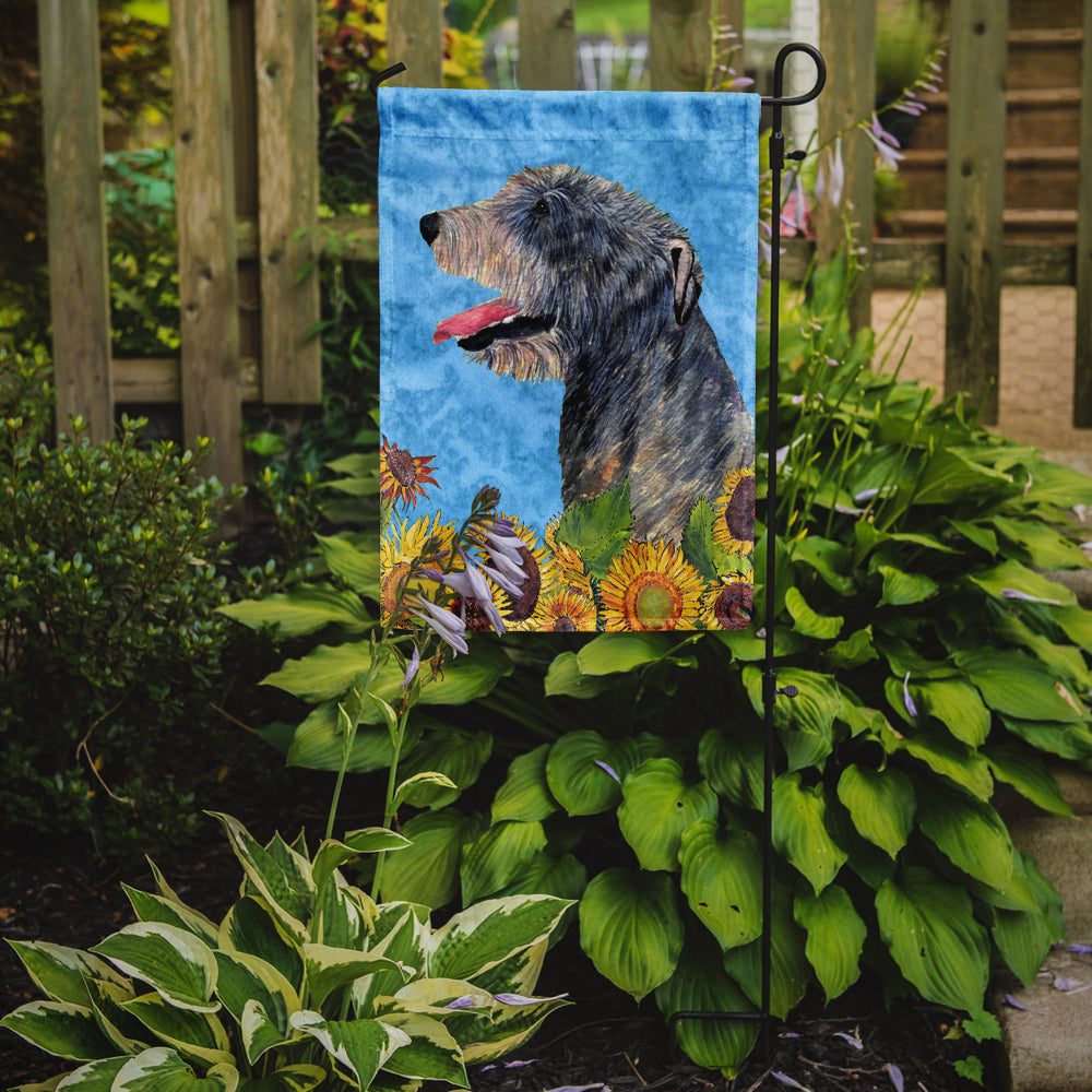 Irish Wolfhound Flag Garden Size.