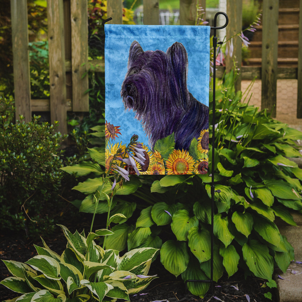 Skye Terrier Flag Garden Size.