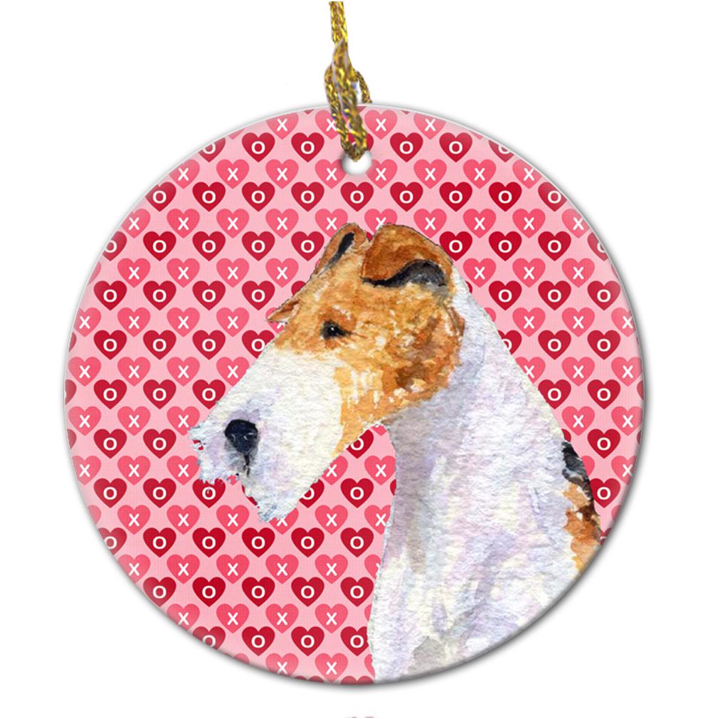 Fox Terrier Ceramic Ornament by Caroline's Treasures