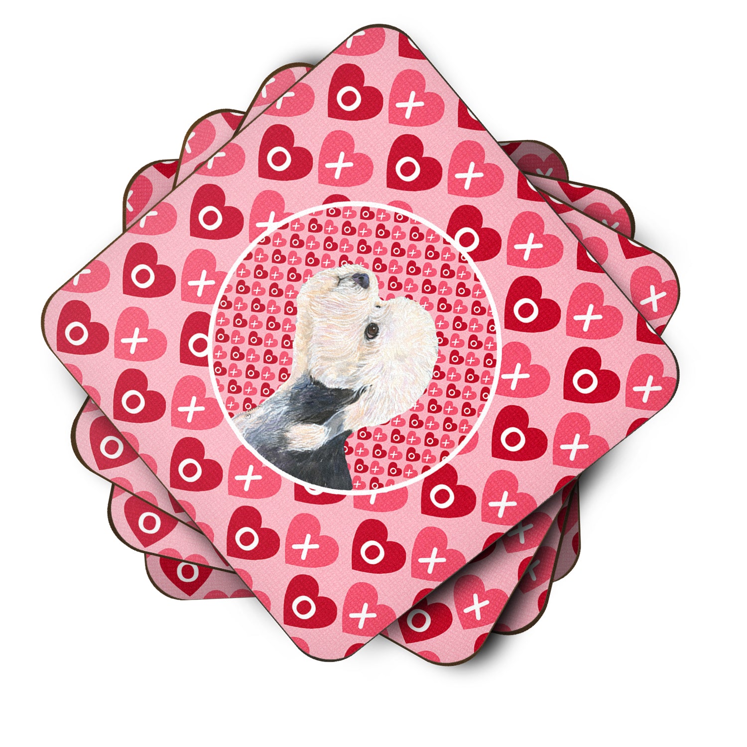 Set of 4 Dandie Dinmont Terrier  Foam Coasters - the-store.com