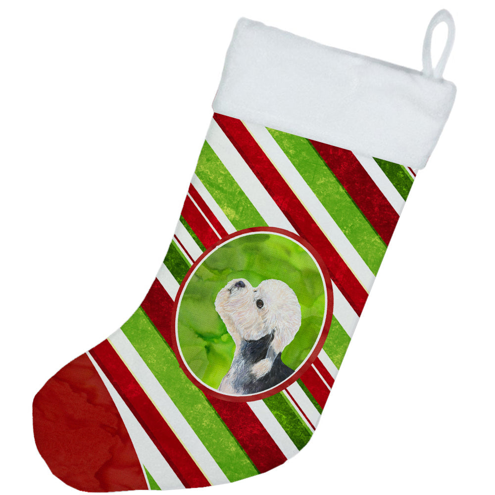 Dandie Dinmont Terrier Winter Snowflakes Christmas Stocking SS4572