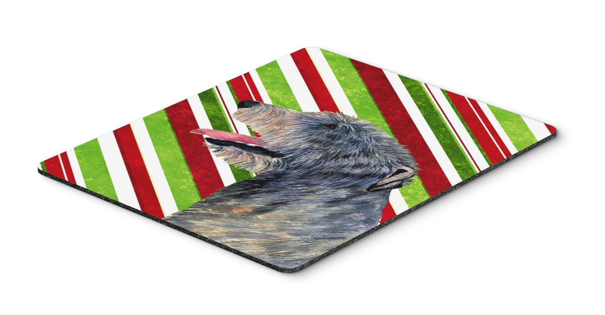 Irish Wolfhound Candy Cane Holiday Christmas Mouse Pad, Hot Pad or Trivet by Caroline's Treasures
